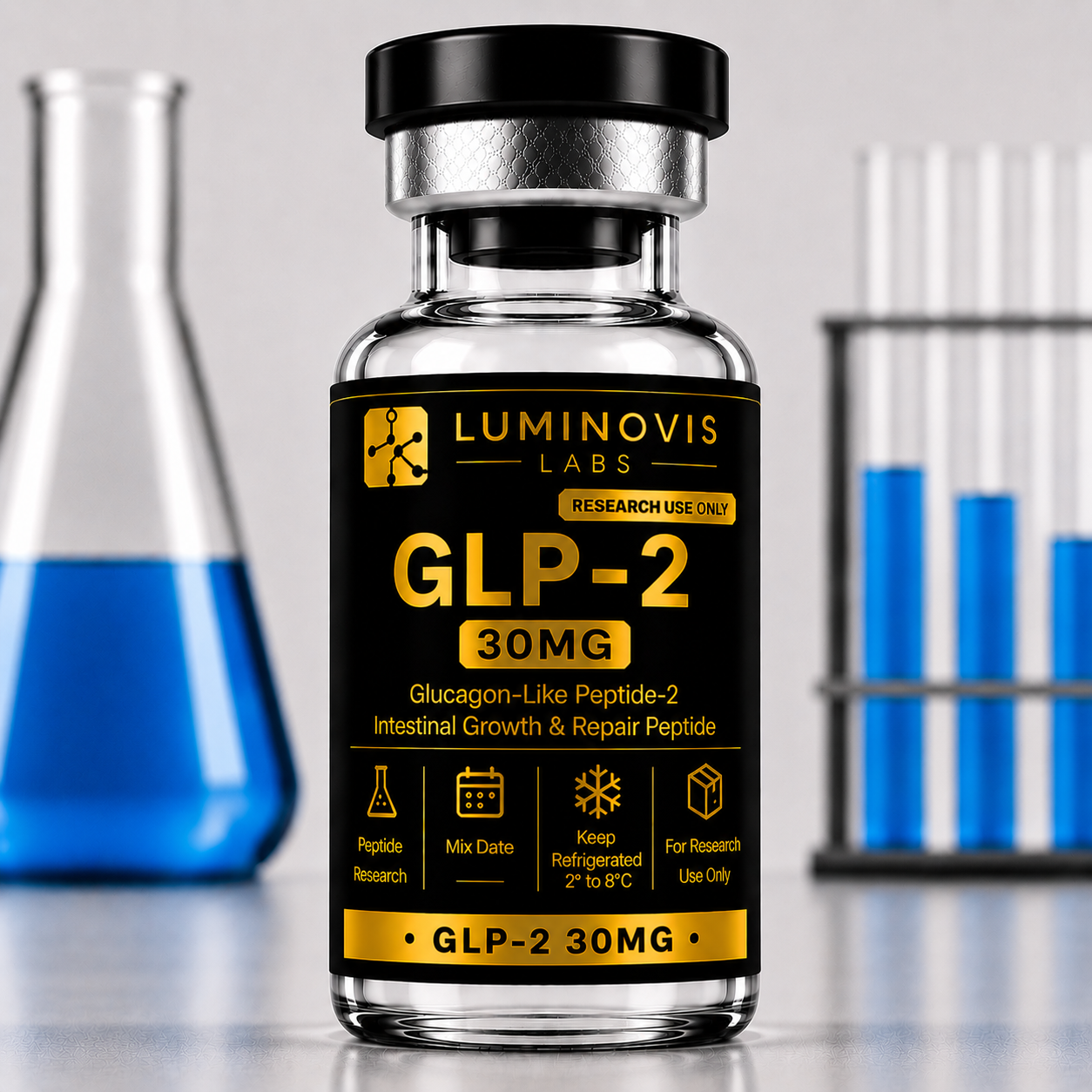Luminovis Labs GLP-2TR 30mg research vial